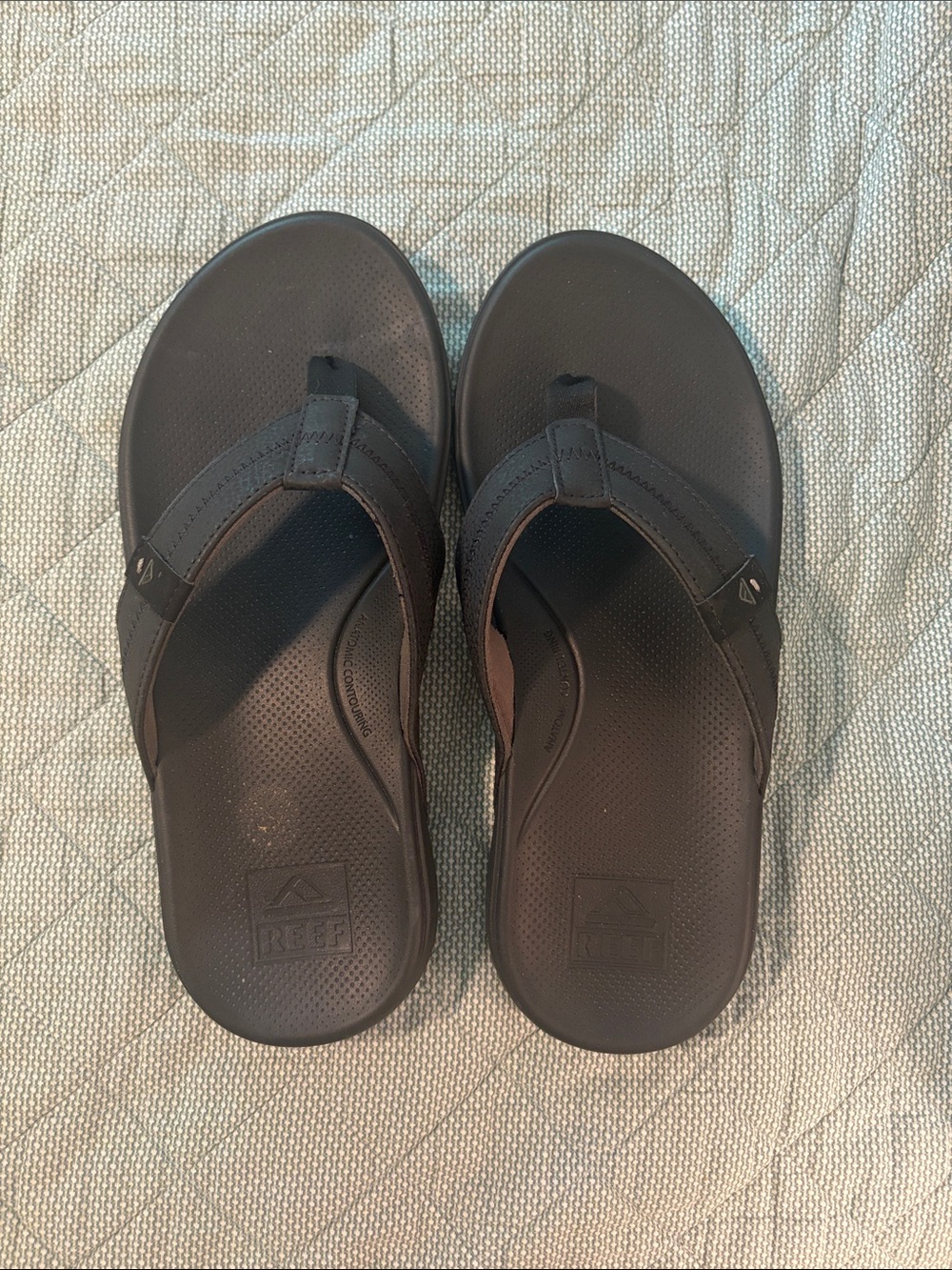Reef Men’s Black Casual Flip-Flops